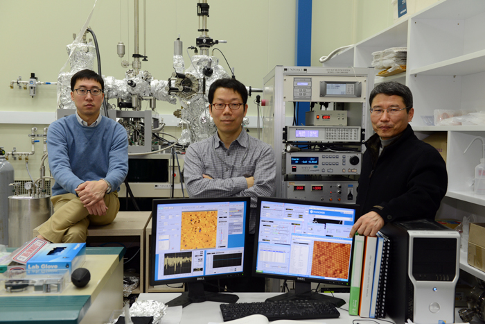 나노소재평가센터 엄대진, 문창연, 구자용 박사팀 사진