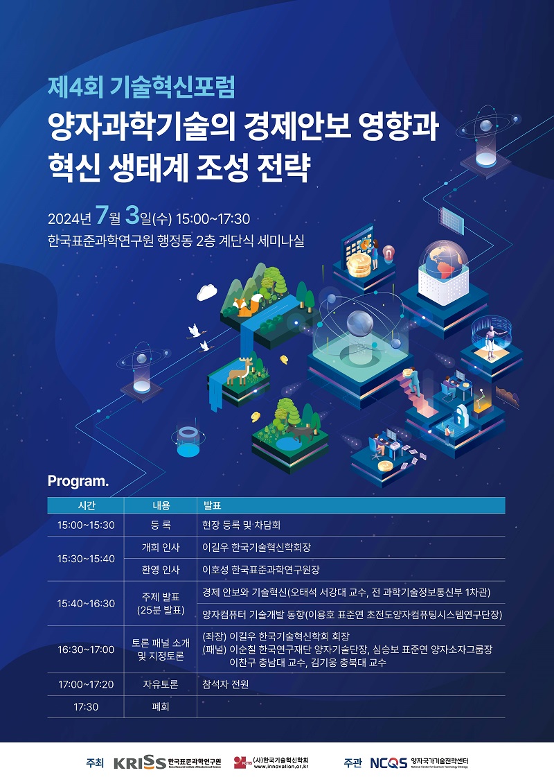 제4회 기술혁신포럼 포스터