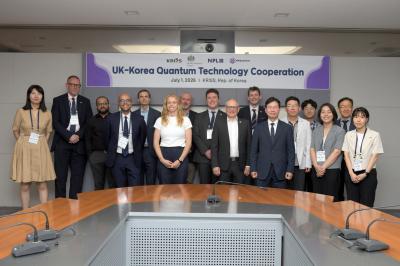 British Quantum Delegation Visits KRISS